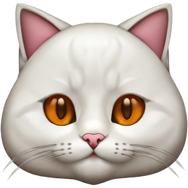 un droGatto persiano animato come cartone  emoji