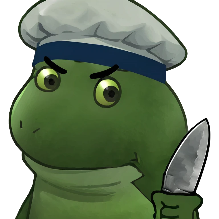 emoji holding a knife  emoji