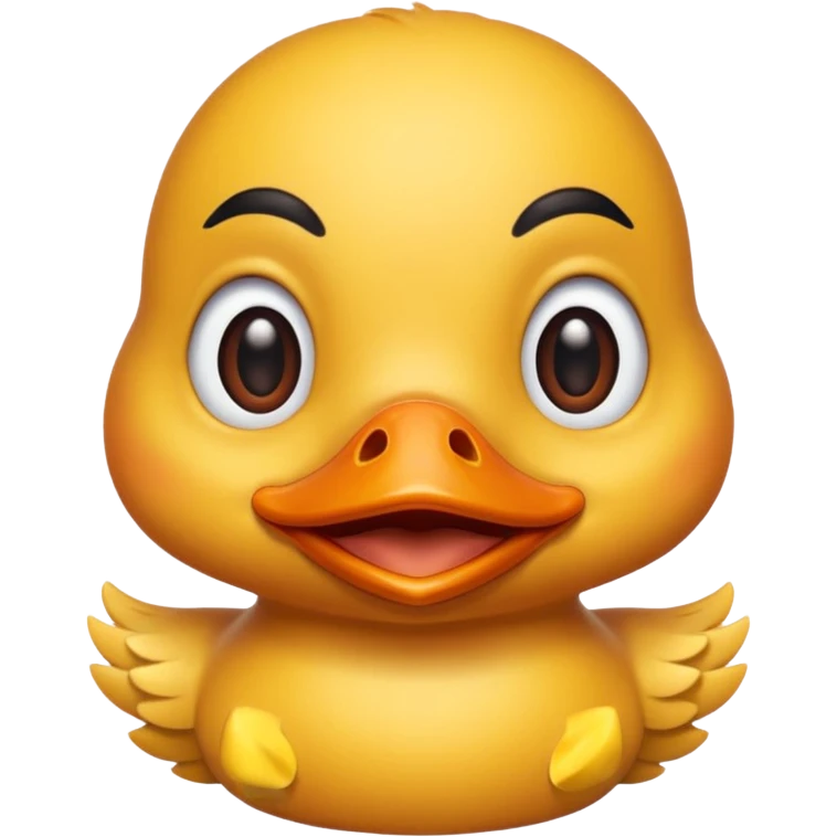 heart eyes with duck emoji