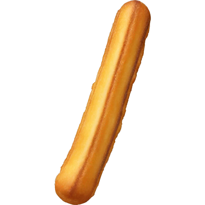 Churro with chocolate dipped tip  emoji