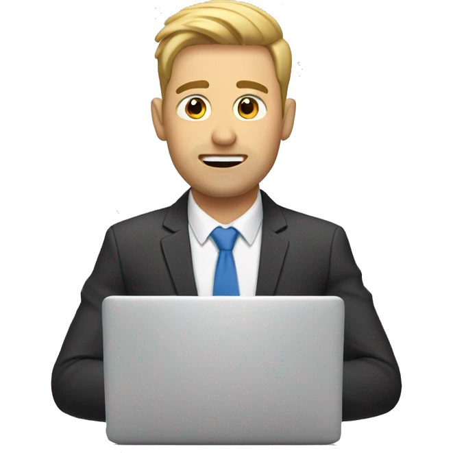 workaholic guy emoji