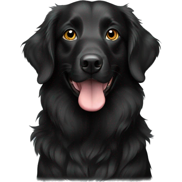 duck tolling retriever all black emoji