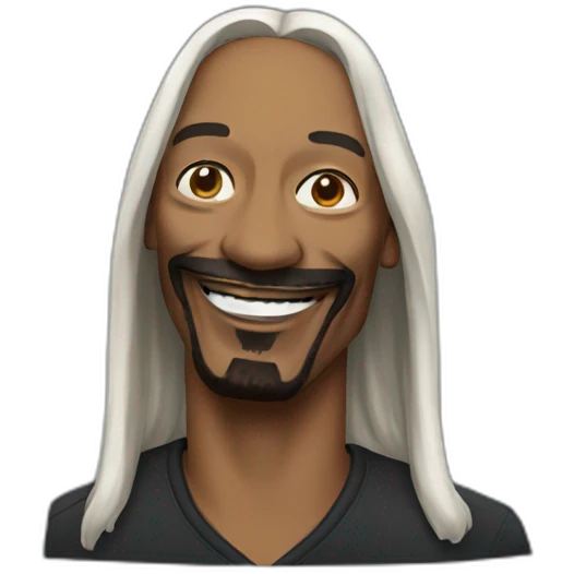 smiling Snoop Dogg emoji