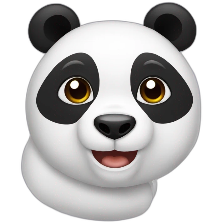 Panda balancoire emoji