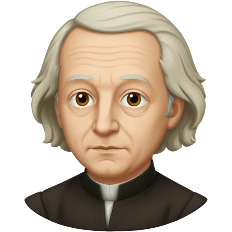 Johann Gottlieb Fichte philosopher three-quarter view emoji