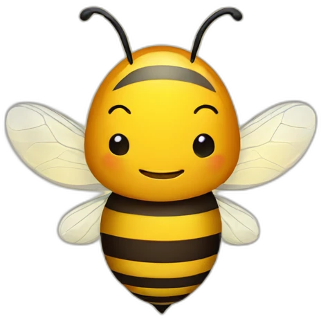bee with honey emoji