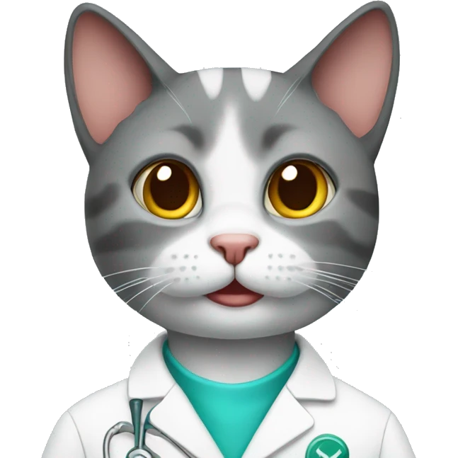 Pharmacist cat emoji