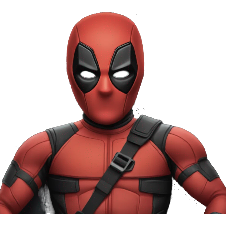 Deedpool in car emoji