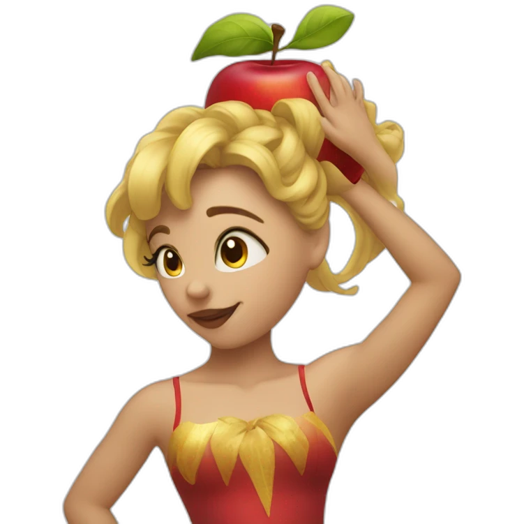 Apple dancer emoji