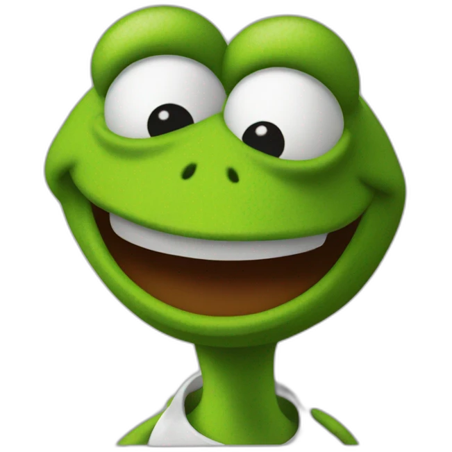Kermit rizz face emoji