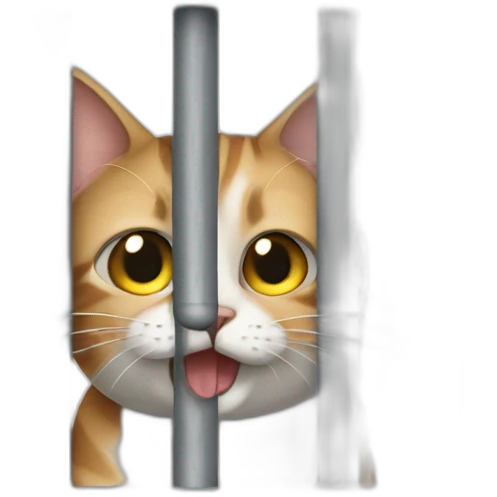 cat in prison emoji