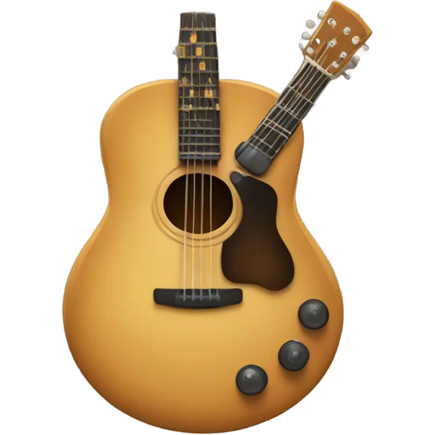 bob dylan with sunglases and guitar emoji