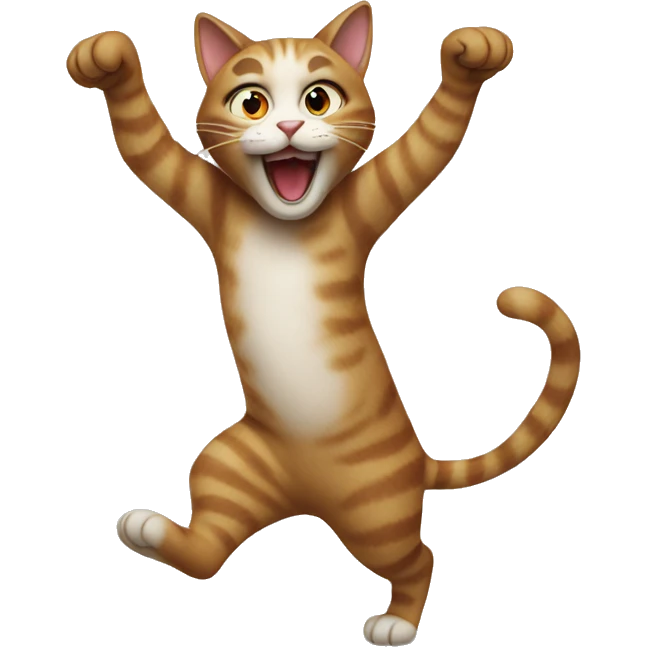 Cat dancing emoji