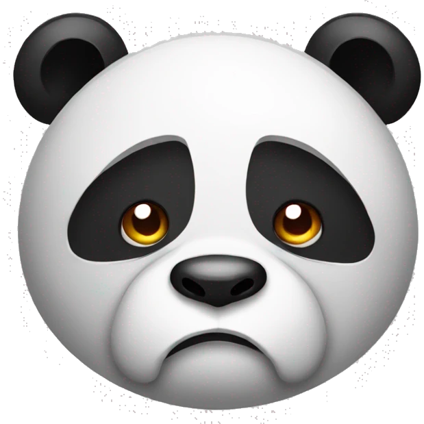 angry panda emoji