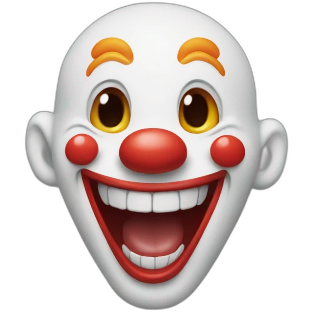 clown laughing emoji