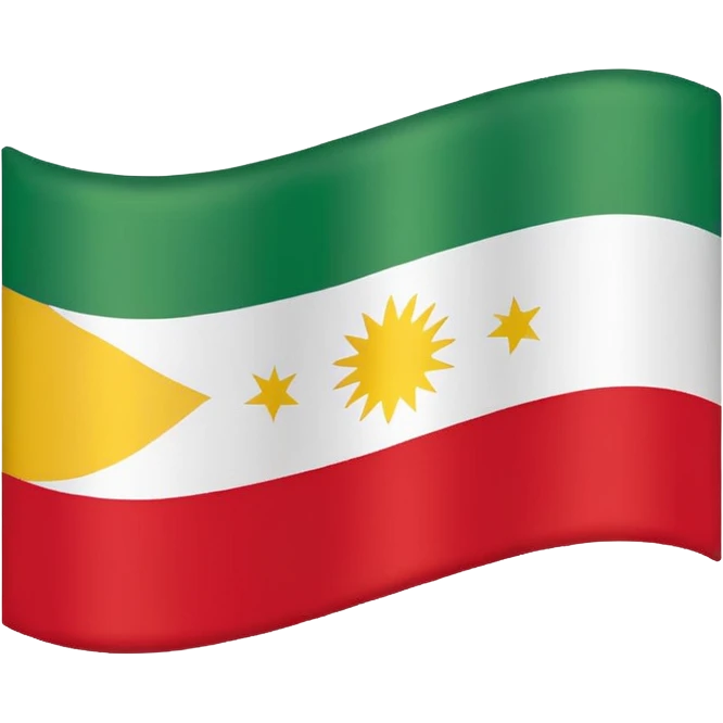 full screen kurdistan flag emoji