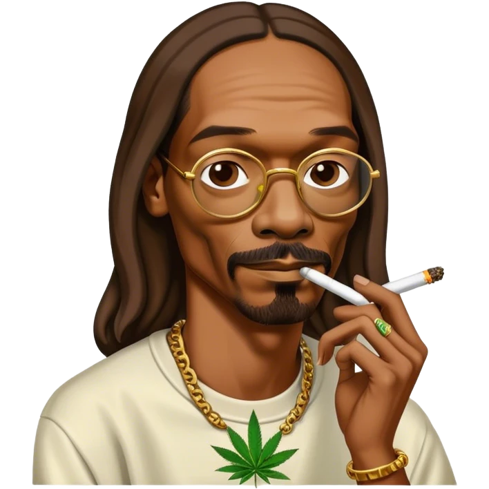snoop dog smok weed emoji