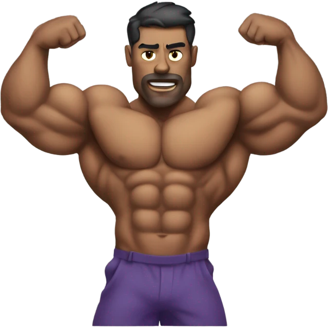 Body builder with bulging veins emoji
