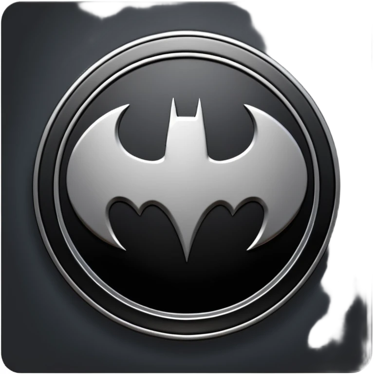 Nolan's batman symbol emoji