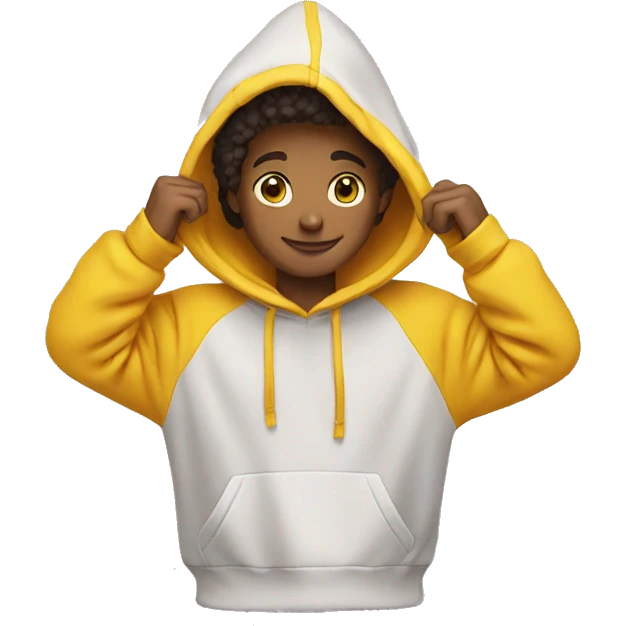 Bright hoodie emoji