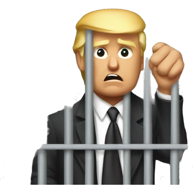 Donald trump in jail  emoji