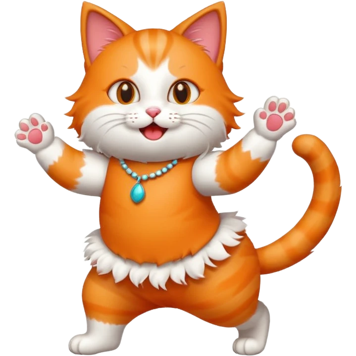 Dancing cat emoji