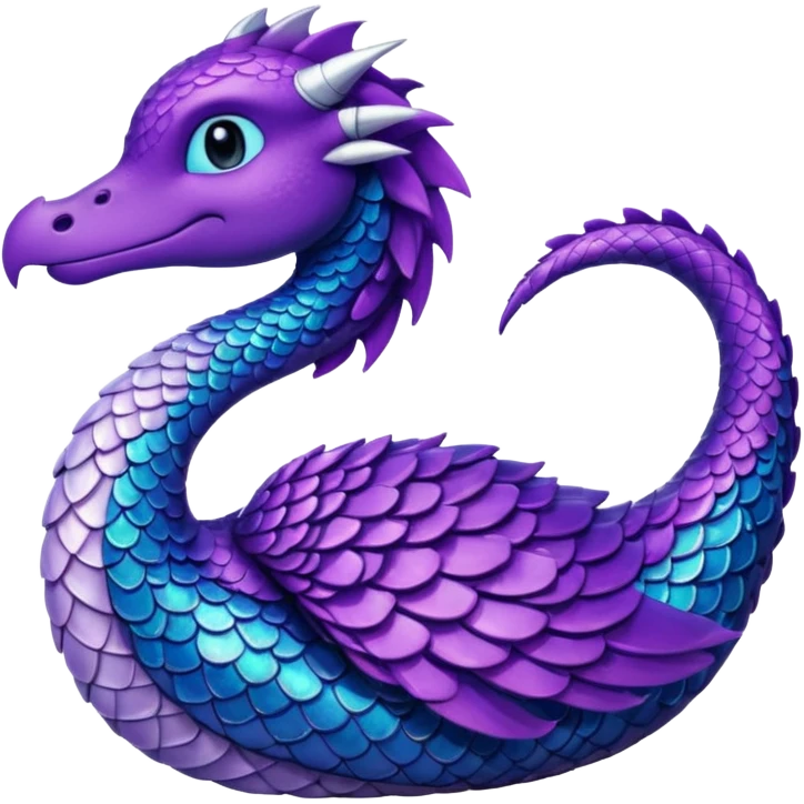 glitter purple drakeling emoji