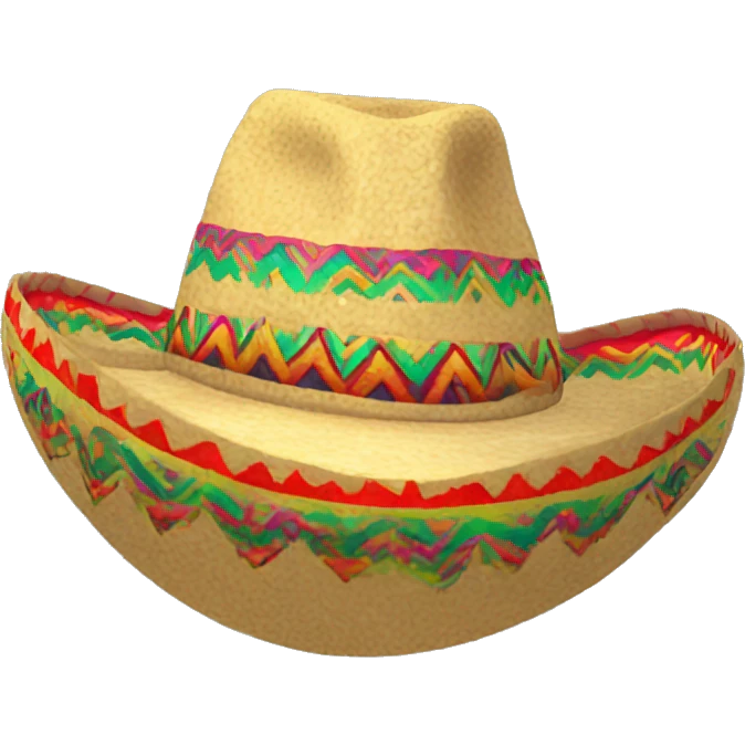 3d sombrero  emoji