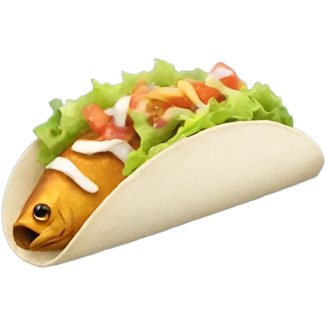 Fish taco emoji