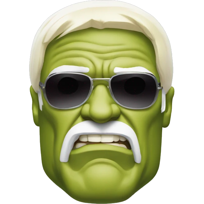 Hulk hogan with sunglasses on emoji