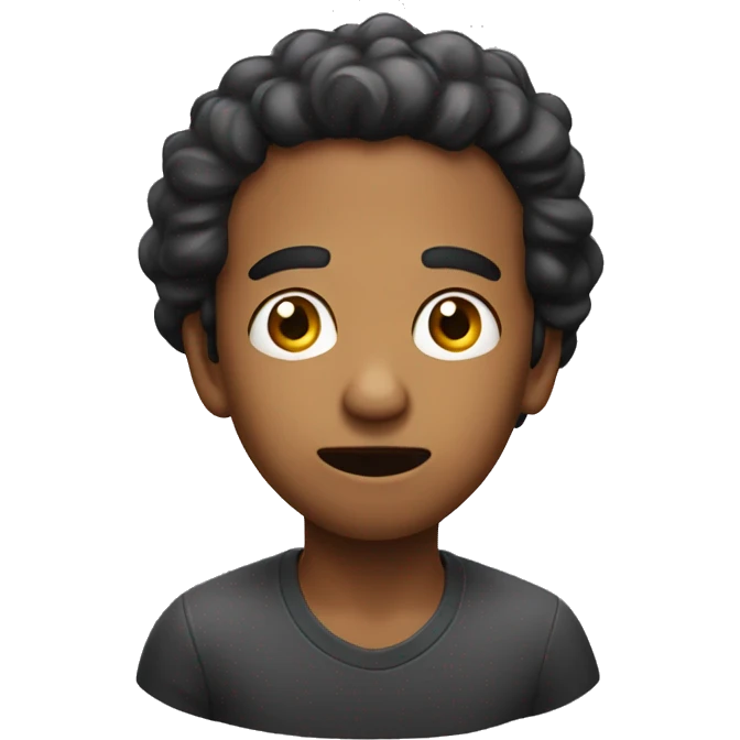 Brazilian man have a surprised  emoji