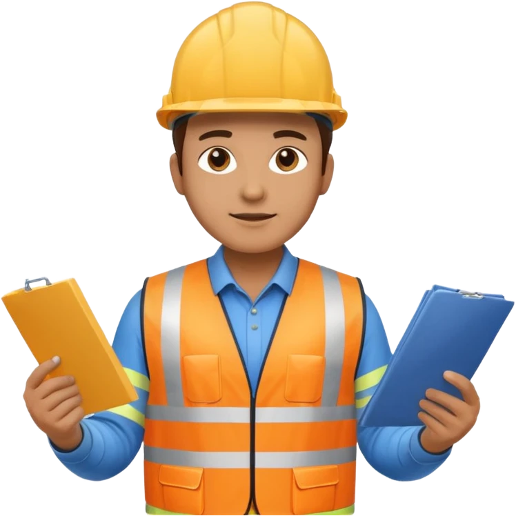 Ingeniero civil trabajando  emoji