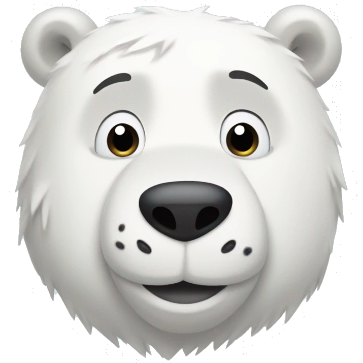 Ice bear from we bare bear emoji