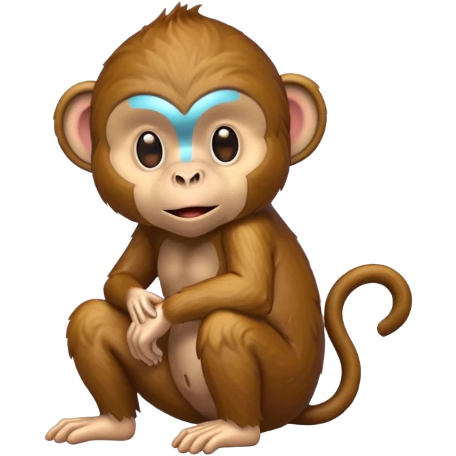 Monkey pooping emoji