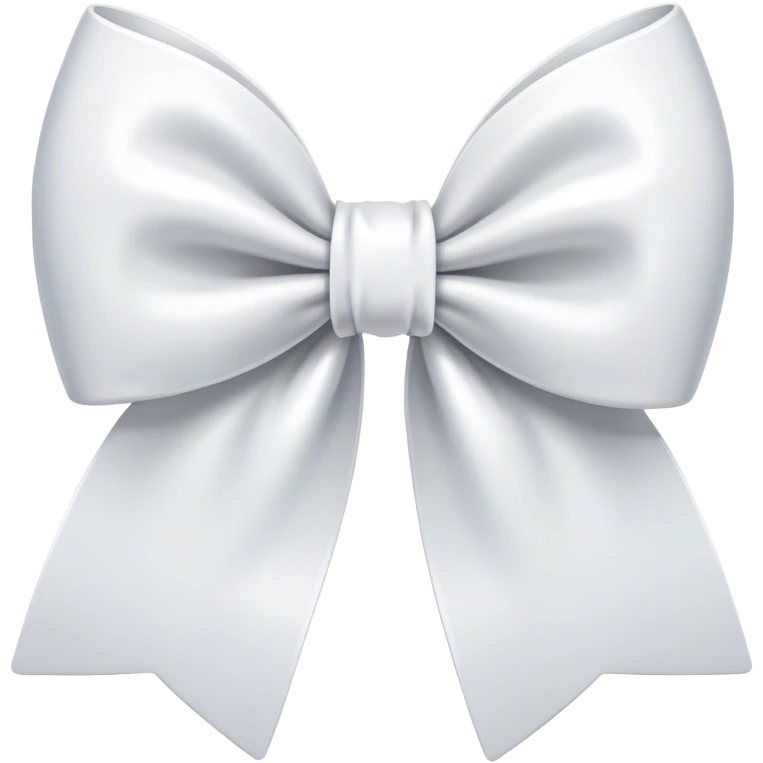 white bow emoji