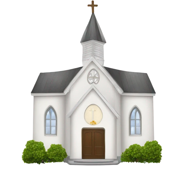 White wedding Chapel emoji