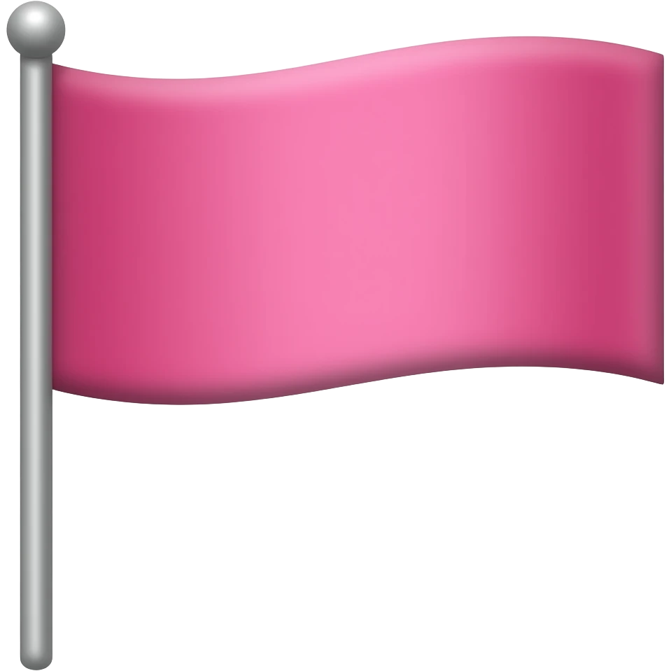 Pink flag emoji