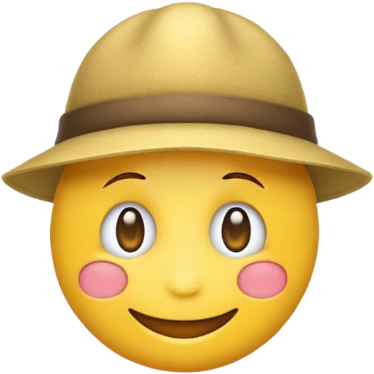 Emoji with hat on that says “need” emoji