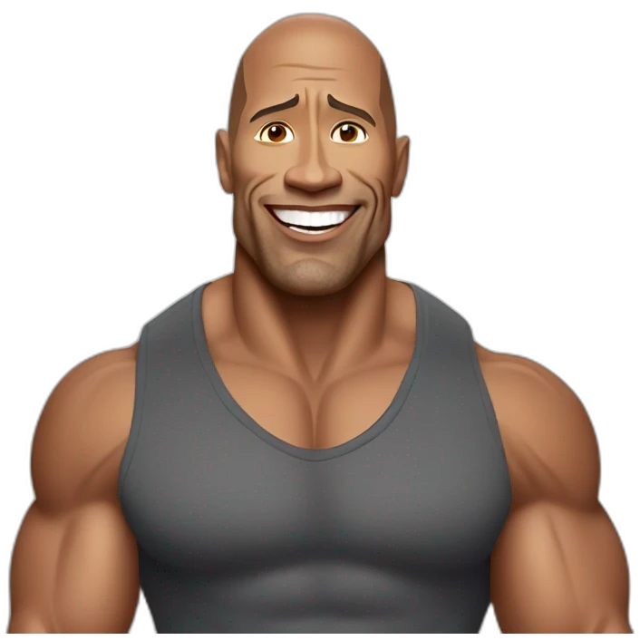 dwayne the rock johnson emoji