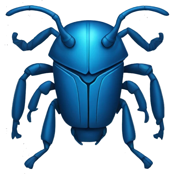 blue beetle emoji