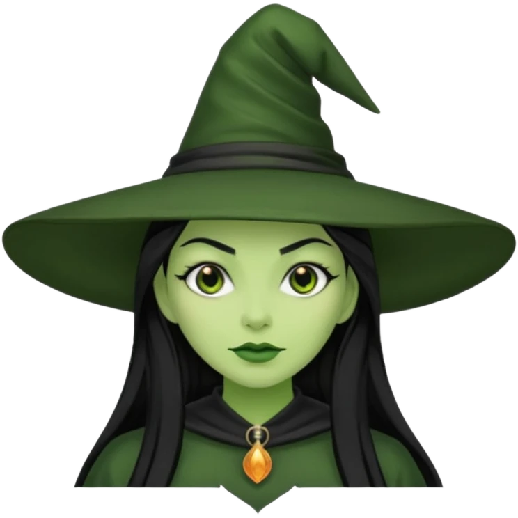 green witch emoji