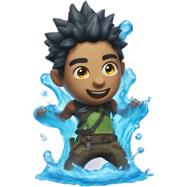 Fortnite Water Sprite squishie emoji