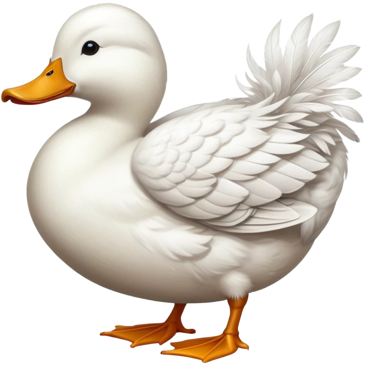 Duck with a big butt emoji