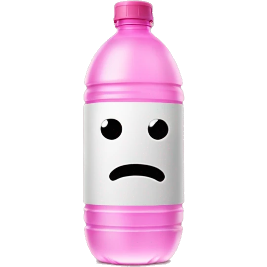 contaminated pink water bottle owala emoji