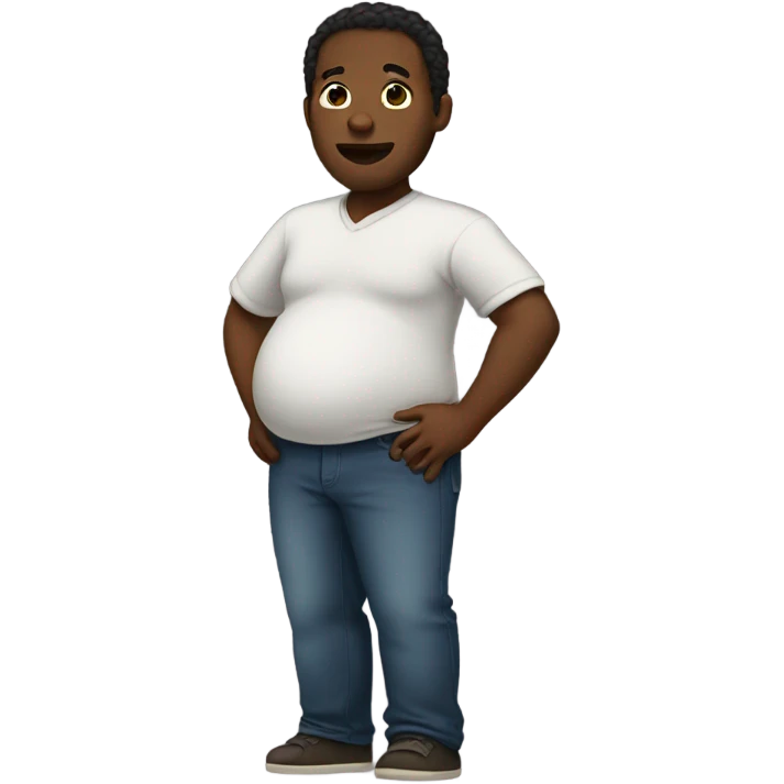 Black pregnant man  emoji