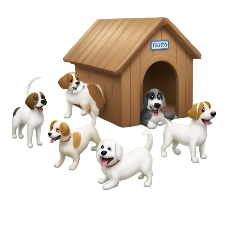 Dog kennel  emoji