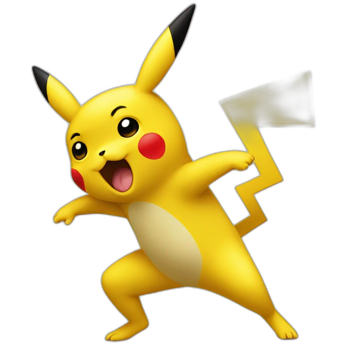Dancing pikachu emoji