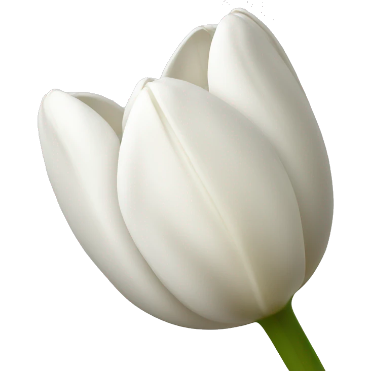 White tulip emoji