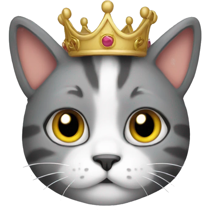 cat with crown emoji