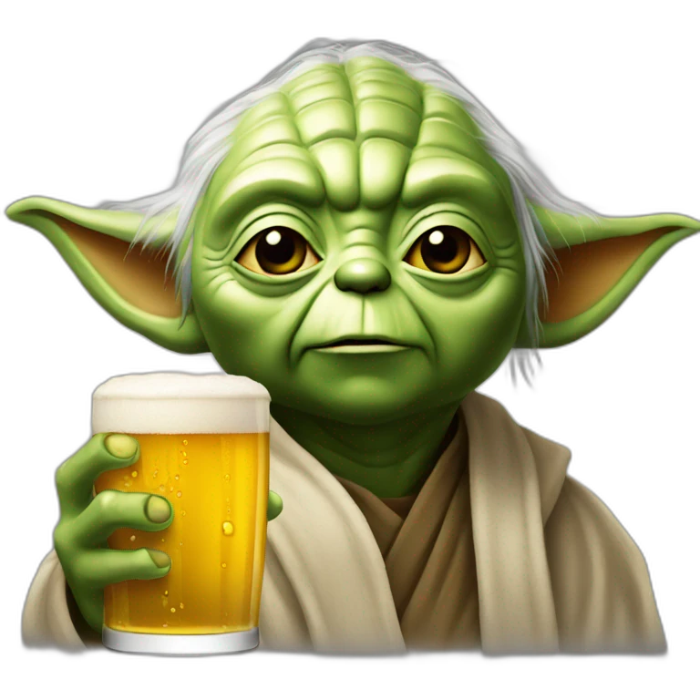 yoda beer emoji